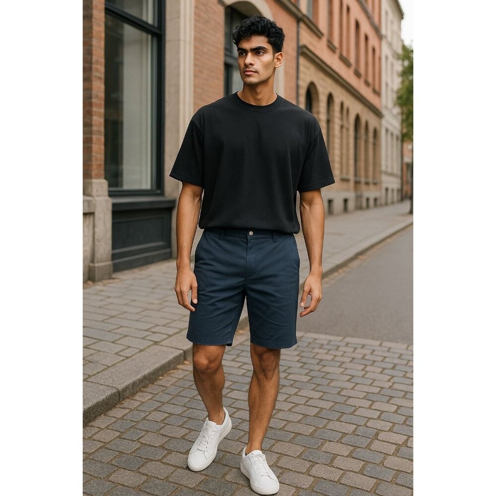 BRAX Feel Good Bari Men Blue Shorts 54